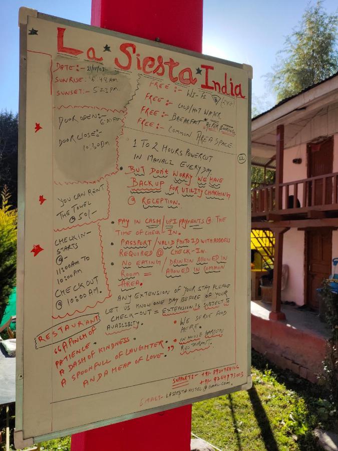 La Siesta India Manali Hostel Εξωτερικό φωτογραφία